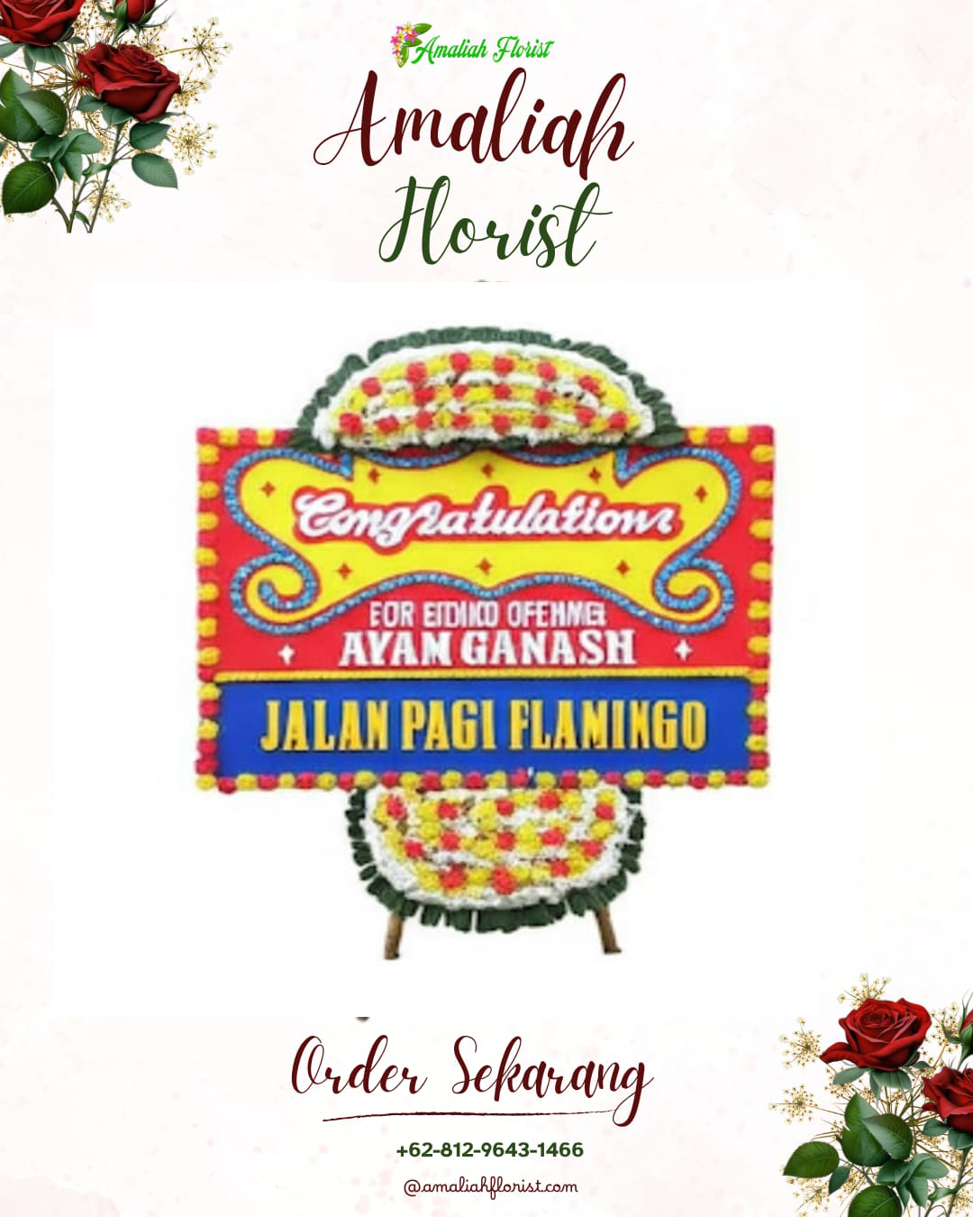 Sewa Papan Bunga Malinau